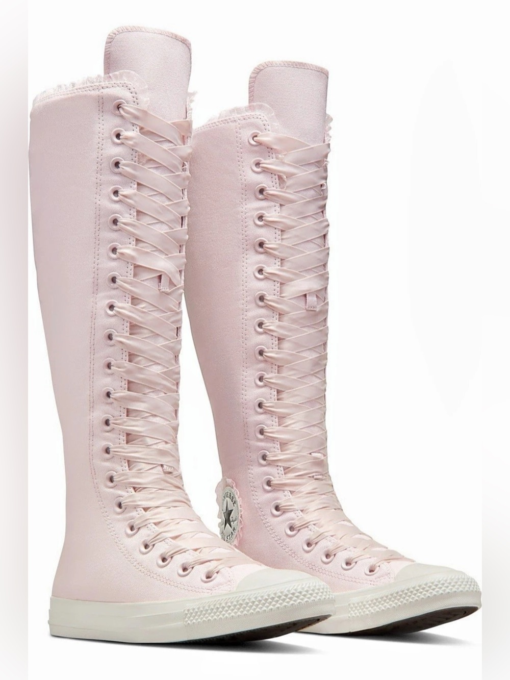 Converse Chuck Taylor All Star Platform Knee-High Sneakers Pink Women's US 9.5
